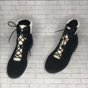 Marc Fisher Black lace up boots women’s size 11M